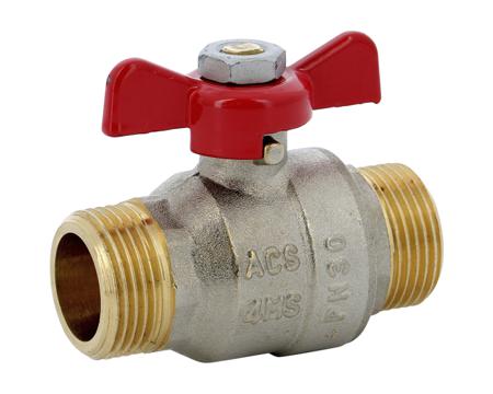 588003 Sferaco Nickel Plated Brass Ball Valve, Ball Valve, Threaded, BSP 3/8in, 30bar Operating Pressure
