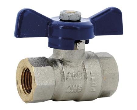 564004 Sferaco Nickel Plated Brass Ball Valve, Ball Valve, Threaded, BSP 1/2in, 30bar Operating Pressure