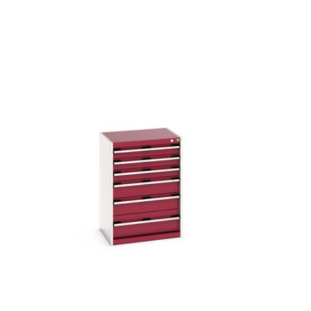 40011050.24V Bott 6 Cabinet, Steel, 900mm x 650mm x 525mm, Light Grey, Red