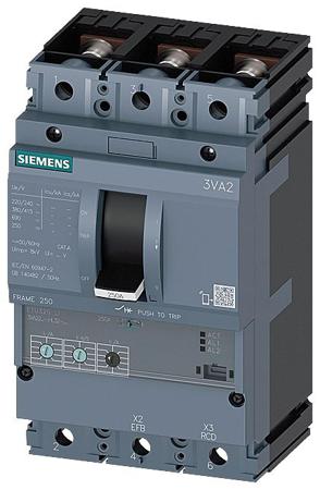 3VA2225-8HL32-0AA0 Siemens SENTRON Electronic Circuit Breaker 250A 3VA2, 3 channels Type N