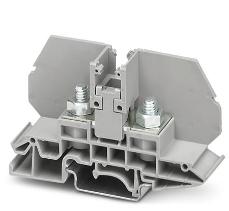 3075896 Phoenix Contact  RBO 6 Series Grey, 35mm², Single-Level, Bolt Termination