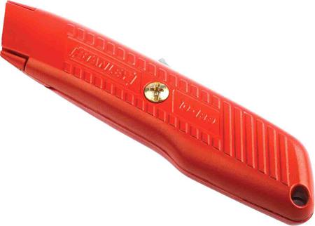 0-10-189 Stanley Safety Knife with Straight Blade, Retractable