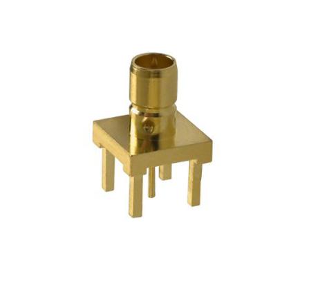142138-75 Amphenol RF  Series, Jack PCB Mount SMB Connector, 75Ω, Through Hole Termination, Straight Body