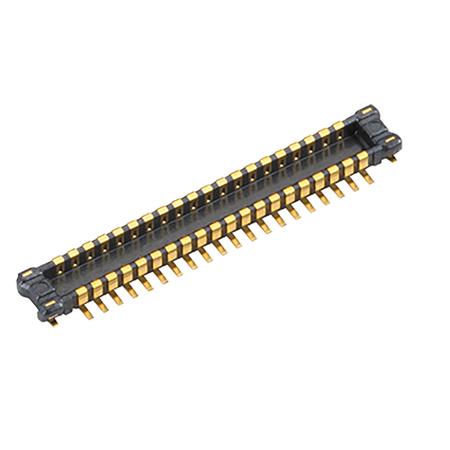 AXE624124 Connector, A4S, header, 0.8 mm mated hei