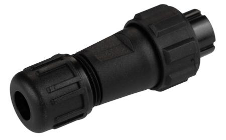 144-0608 RS Pro, 3 Pole Cable Mount, Panel Mount Miniature Connector Plug, Male Contacts, IP68