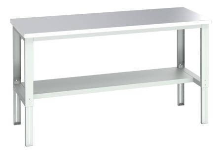 41004184-16V Bott 41004184.16V Sheet Steel Workbench, 350kg Max Load, Adjustable Height, 740 → 1140mm x 900mm x 2000mm