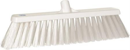 29209 Vikan Broom, Black With Polyester, Polypropylene, Stainless Steel Bristles for Food Industry, Wet Floors