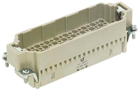 09161083011 HARTING Heavy Duty Power Connector Insert, 10A, Male, Han DD Series, 108 Contacts