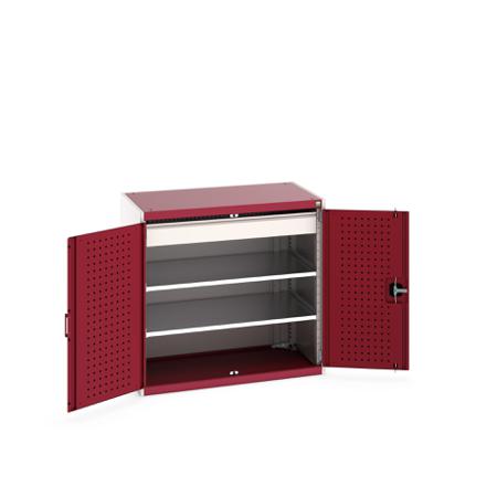 40021201-24V Bott 2 Door Sheet Steel Floor Standing Cupboard, 1050 X 650 X 1000mm