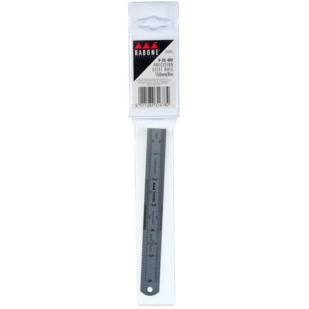 0-35-400 Stanley 180mm Stainless Steel Imperial, Metric Ruler