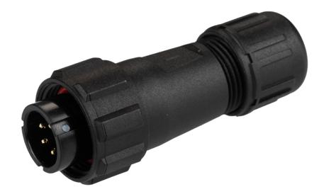 144-0610 RS Pro, 5 Pole Cable Mount, Panel Mount Miniature Connector Plug, Male Contacts, IP68