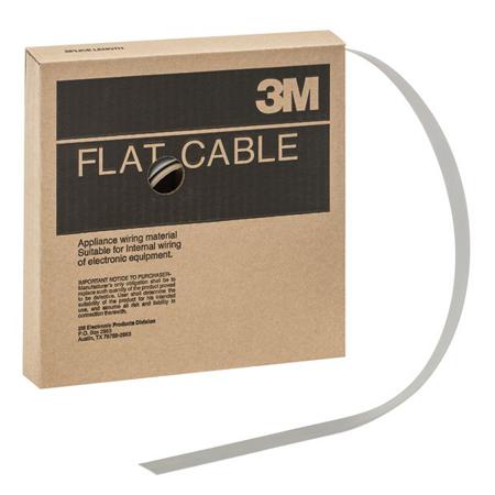 3770-10 3M 3770 Series Flat Ribbon Cable, 10-Way, 1.27mm Pitch, Unterminated to Unterminated