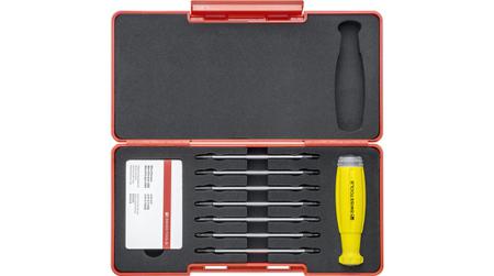 PB 8316.SET A1 ESD PB SWISS TOOLS Hex Torque Screwdriver & Bit Set, 10 → 50Ncm, ESD Safe, ±6 % Accuracy