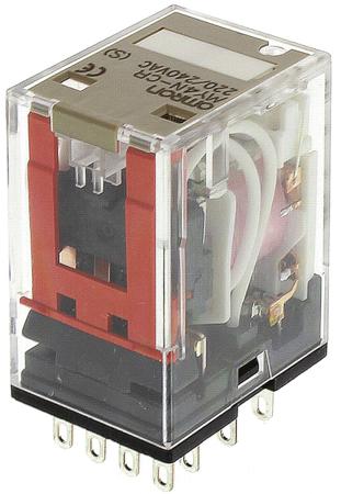 MY4NCRAC220240S Omron 4PDT Non-Latching Relay Plug In, 240V ac Coil, 5 A