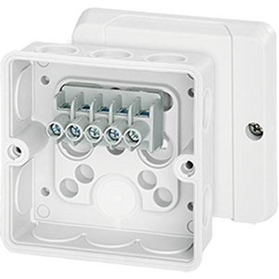 DE 9326 HENSEL DE Series White Polycarbonate Junction Box, IP55, 50 x 88 x 88mm