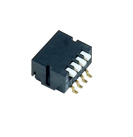 CHP-041TB Nidec Components 4 Way PCB Piano Dip Switch 4PST, Piano Actuator