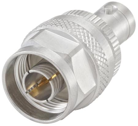 53S151-K00N5 Rosenberger Straight 50Ω RF Adapter N Plug to BNC Socket 10GHz