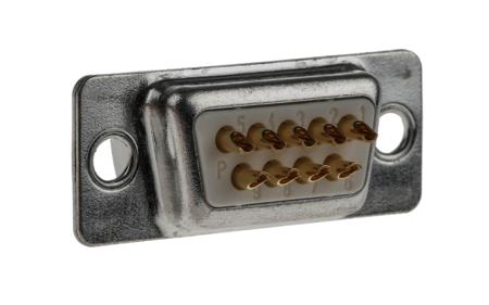 09670095615 HARTING 9 Way Panel Mount D-sub Connector Plug, 2.77mm Pitch