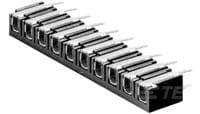 1-87993-6 TE Connectivity AMPMODU Series Vertical Board Mount PCB Header, 16 Contact(s), 3.96mm Pitch, 1 Row(s), Shrouded