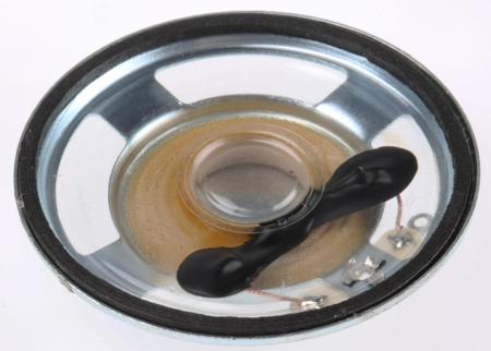 756-4605 RS PRO 8Ω 1.5W Miniature Speaker 50mm Dia. , 50 (Dia.) x 12.5mm