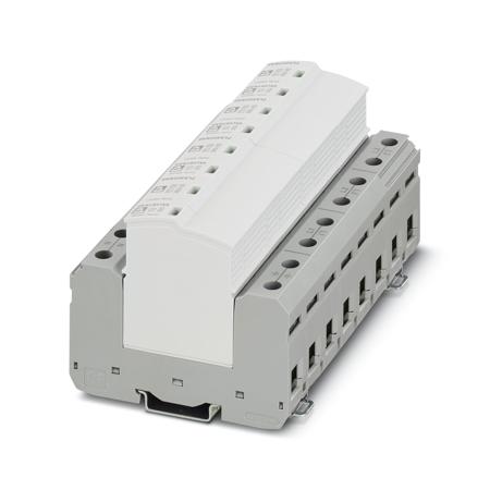 1044386 Phoenix Contact 3 Phase Surge Protector, 25kA, 125V dc, DIN Rail Mount