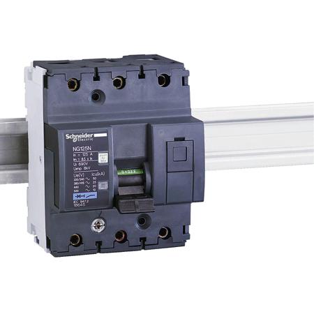 18671 Schneider Electric Acti 9 MCB3P Poles, 125A Curve D