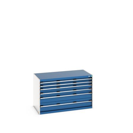 40030071-11V Bott 6 Cabinet, Steel, 800mm x 750mm x 1300mm, Blue