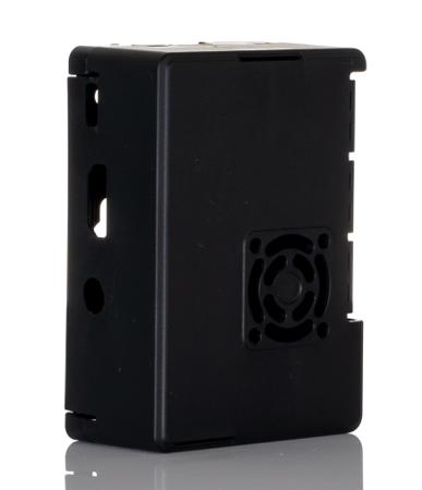 CMRock_3AC/KIT CAMDENBOSS ABS ROCK SBC Case for use with ROCK 3A and ROCK 3C Single Board Computers, Black