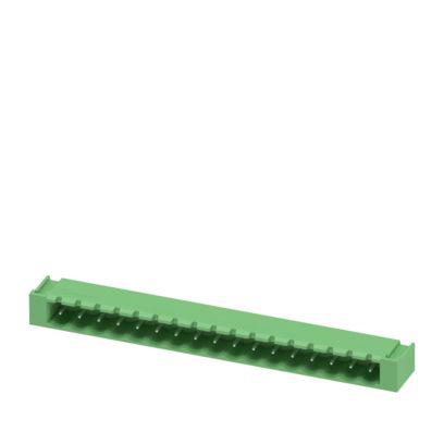 1809225 Phoenix Contact MSTBA Series Straight Wave Soldering Mount PCB Header, 17 Contact(s), 5.08 mm Pitch, 1 Row, Shrouded