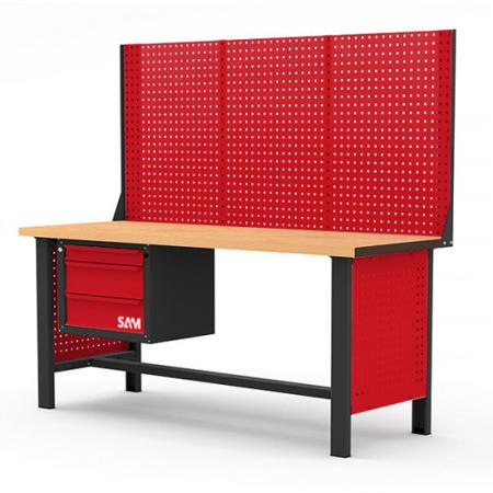 ETAB-KIT200-2 SAM  Metal Workbench, 800kg Max Load, 1800mm x 750mm x 2000mm