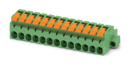 1110641 Phoenix Contact, 5.08mm Pitch, 13 Way, , Pluggable Terminal Block, Plug, Cable Mount, Push-In Termination,