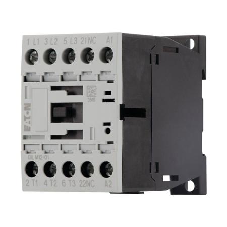 276865-DILM12-01-230V50HZ-240V60HZ- Eaton xStart DILM 3 Pole Contactor - 12 A, 230 V ac Coil, 3NO, 5.5 kW