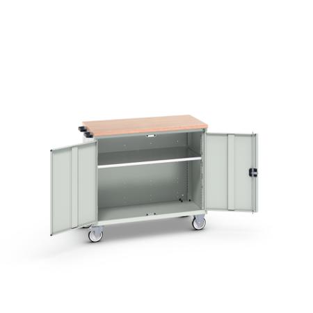 16927063.16 Bott 2 Door Sheet Steel Floor Standing Cabinet, 1050 x 600 x 980mm