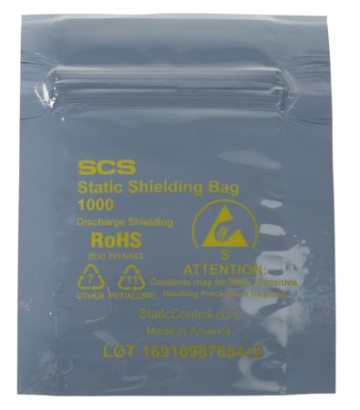 30023 SCS Static Shielding Bag 51mm(W)x 76mm(L)