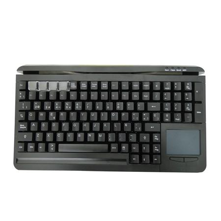 KYB500-S109P-SP Ceratech  Wired PS/2 Keyboard, QWERTY (Spain), Black