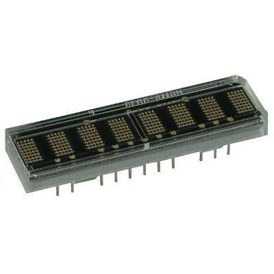 HDSP-2133  Broadcom 8 Digit Dot Matrix LED Light Bar, 5 X 7 Dot Matrix Green 7.5 mcd 5mm