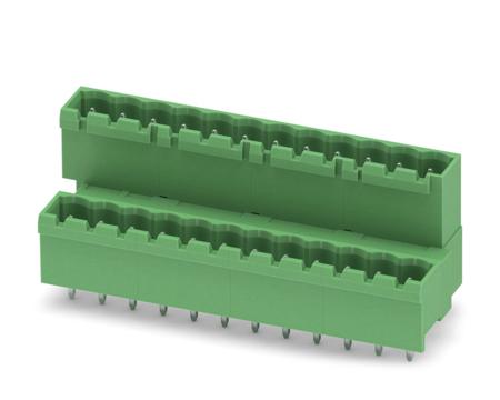 1845882 Phoenix Contact, 5.0mm Pitch, MDSTBVA 2.5/12-G, 12 Way, Pluggable Terminal Block, Header, Solder Termination,