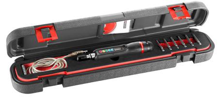E.S404J1 Facom Pre-Settable Phillips, Slotted Torque Screwdriver, 0.4 → 4Nm, 3 mm, 4 mm, 5.5 mm, PH 1, PH 2, PH 3 Drive,