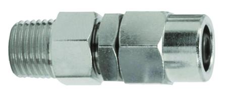 199581687 CEJN Brass Male Pneumatic Quick Connect Coupling, R 1/2 Threaded