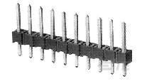 2-825433-0 TE Connectivity AMPMODU Series Vertical Board Mount PCB Header, 20 Contact(s), 2.54mm Pitch, 1 Row(s), Unshrouded
