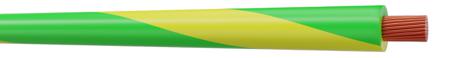 VK1VJ AXINDUS H05V-K Series Green/Yellow 1 mm² Hook Up Wire, 100m, PVC Insulation,
