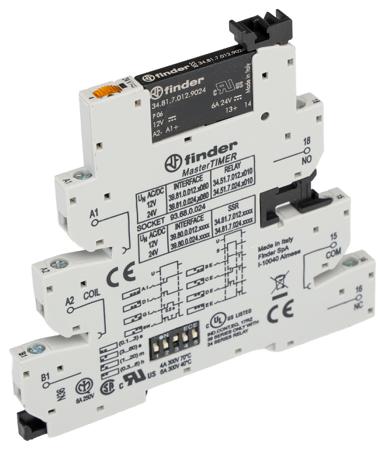 39-80-0-012-9024 Finder 2 A SPNO Solid State Relay, AC/DC, DIN Rail, 24 V dc Maximum Load