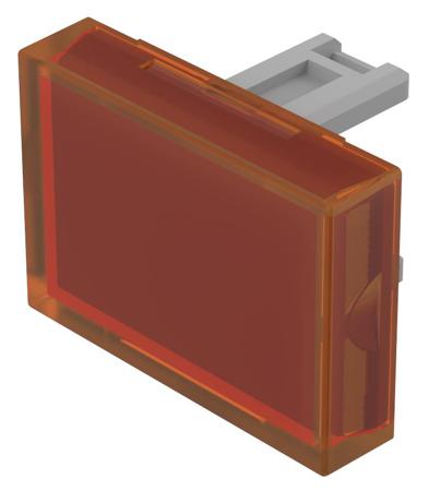 31-901.3 EAO Orange Rectangular Push Button Lens for Use with Push Button