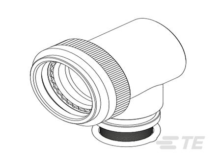 036705-000 TE Connectivity Right Angle Socket Adapter