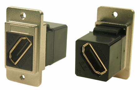 282-831 RS PRO 35.3 x 29 x 19 mm 2 Way Female to Female HDMI Connector 40 V ac
