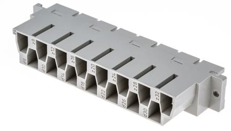 09062152811 HARTING 15 Way 10.16mm Pitch, Type H15 Class C1, 2 Row, Straight DIN 41612 Connector, Socket