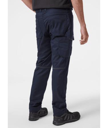 77525_590-C58 Helly Hansen Manchester Navy Men's Cotton, Polyester Lightweight, Stretchy Trousers 43in, 108cm Waist