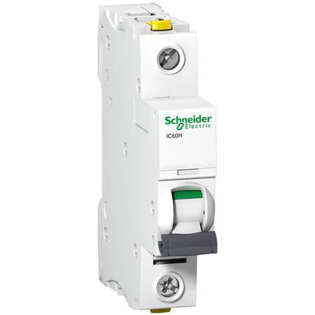 A9F07106 Schneider Electric Acti9 A9F0 MCB, 1P, 6A Curve C, 230V AC, 72V DC, 15 kA Breaking Capacity