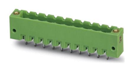 1924525 Phoenix Contact, 5.08mm Pitch, MSTBV 2.5 HC/ 2-GF-5.08, 2 Way, Pluggable Terminal Block, Header, Solder Termination,