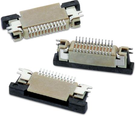 68711714522 Wurth Elektronik, WR-FPC 0.5mm Pitch 17 Way Horizontal Receptacle FPC Connector, ZIF Bottom Contact